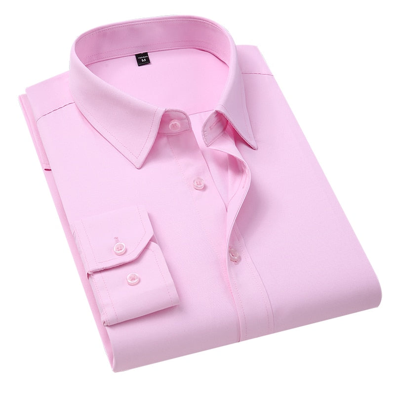 Elastier™ Camisa Masculina Social Casual Premium Elástica